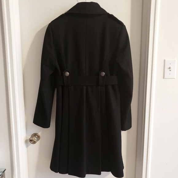 Icóne Petticoat Military Style Swing Back Black Silver Hardware Woman Size 10 - Picture 2 of 16